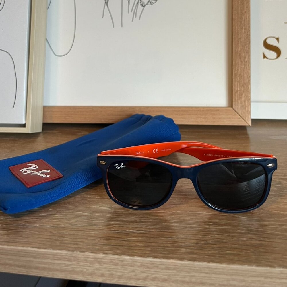 Ray-Ban Kids Blue & Orange Sunglasses